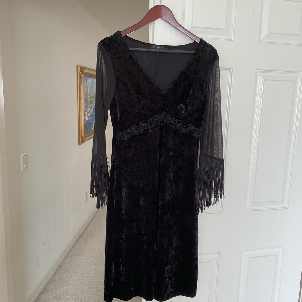 Black Velvet Dress